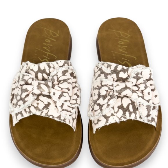 Blowfish Shoes - Blowfish Saturn Boba Tea City Kitty Canvas Sandals - Size 8 - NWB